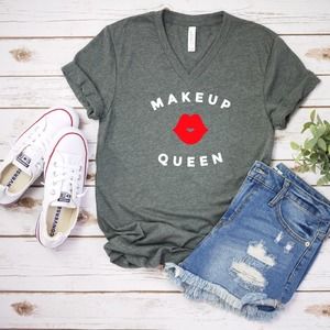 Makeup Queen Shirt, Makeup T-shirt, Makeup Lover Shirt, Gift For Her